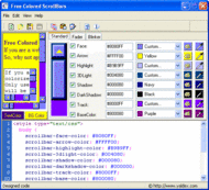 Free Colored ScrollBars 2.1 screenshot